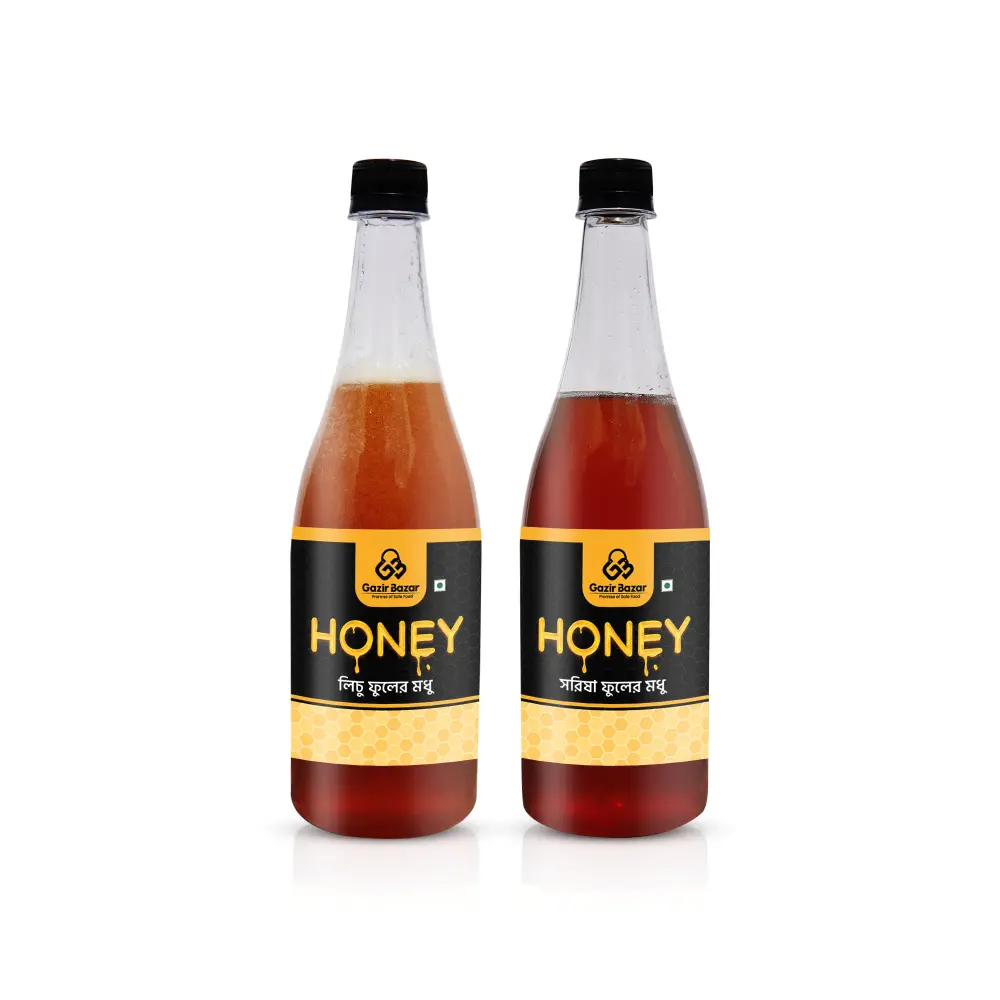 লিচুু ও সরিষা ফুলের মধুর কম্বো | Lychee & Mustard Honey