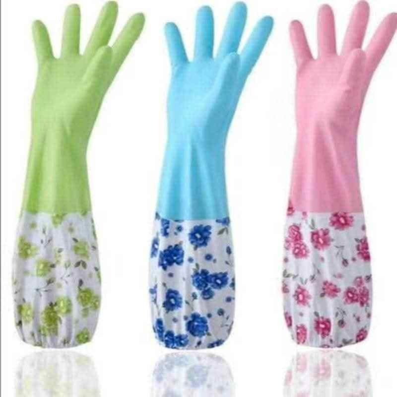 (১ জোড়া) Long Hand Gloves