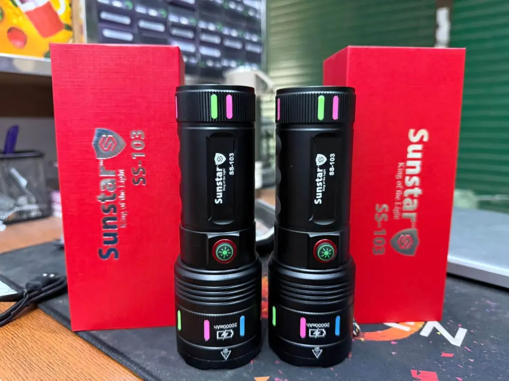 Sunstar SS-103 Powerful Torch Light (with 20000mAh Power Bank)